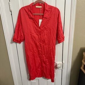 Stark X Jane Dress Nantucket Coral Pink Large B